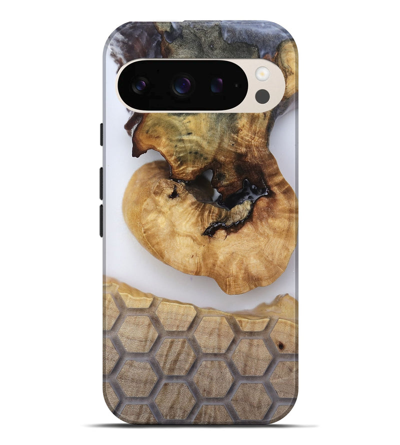 Pixel 10 Pro XL Wood Live Edge Phone Case - Celine (Clear, 814244)