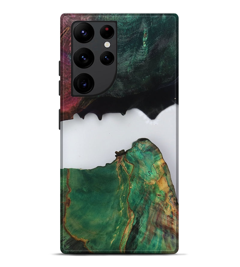 Galaxy S22 Ultra Wood Live Edge Phone Case - Chyna (Clear, 814245)