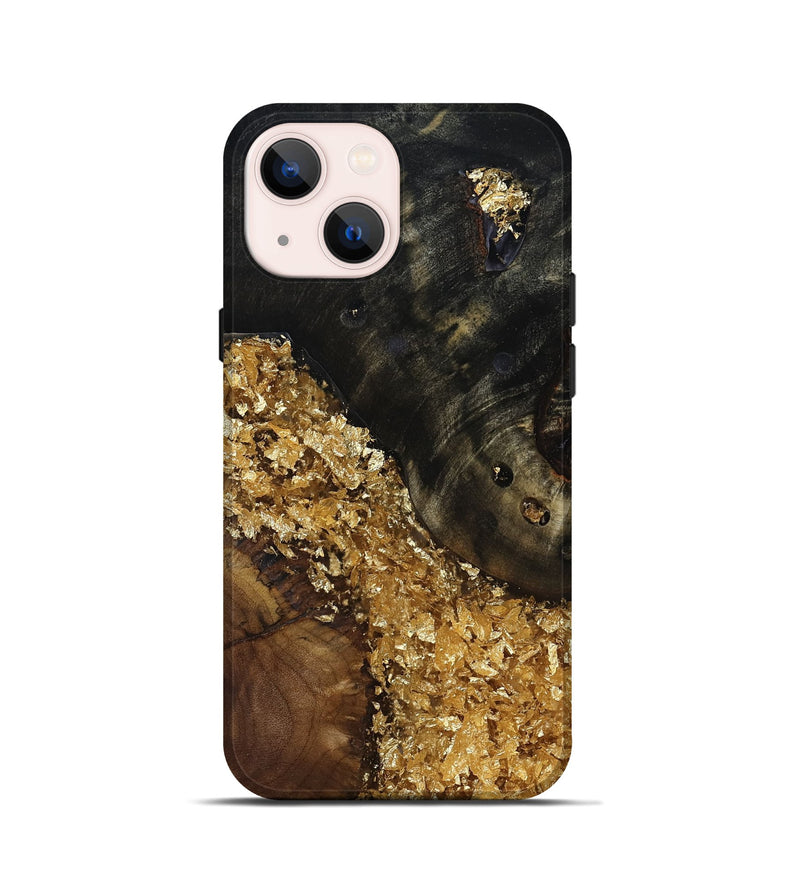 iPhone 13 mini Wood Live Edge Phone Case - Marlys (Clear, 814256)