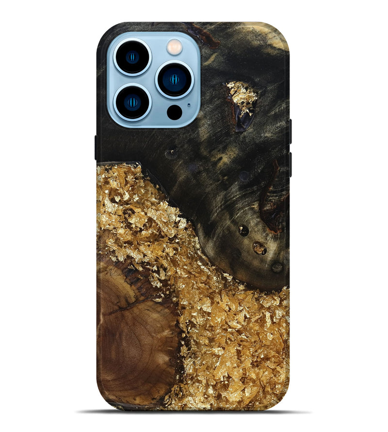iPhone 14 Pro Max Wood Live Edge Phone Case - Marlys (Clear, 814256)