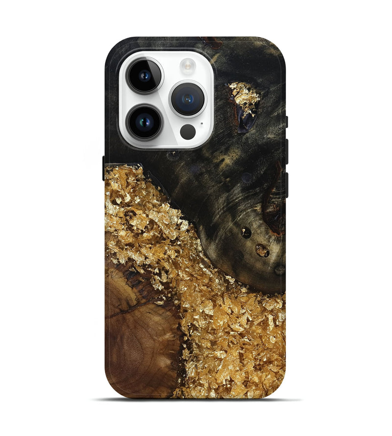 iPhone 15 Pro Wood Live Edge Phone Case - Marlys (Clear, 814256)