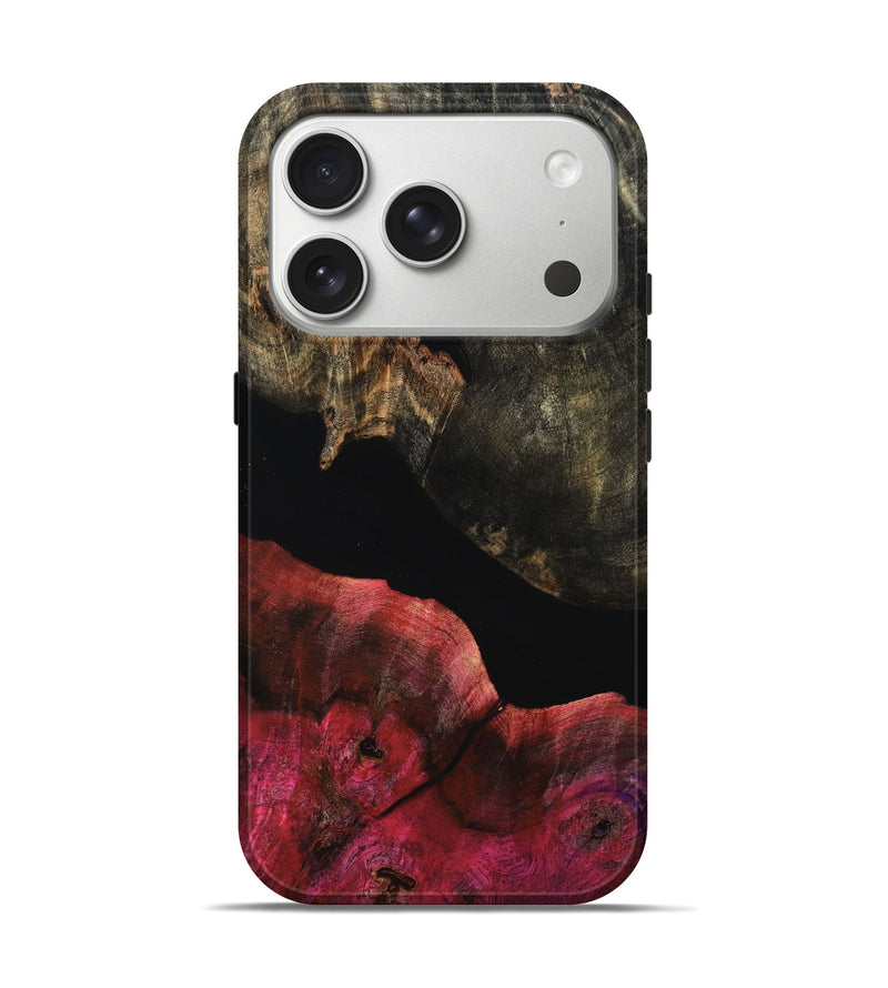iPhone 17 Pro Wood Live Edge Phone Case - Aaden (Wood Burl, 814259)