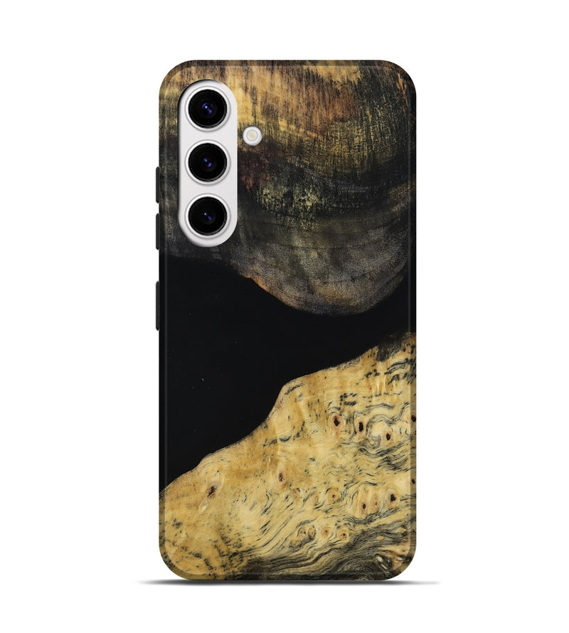 Galaxy S25 Wood Live Edge Phone Case - Enos (Wood Burl, 814261)