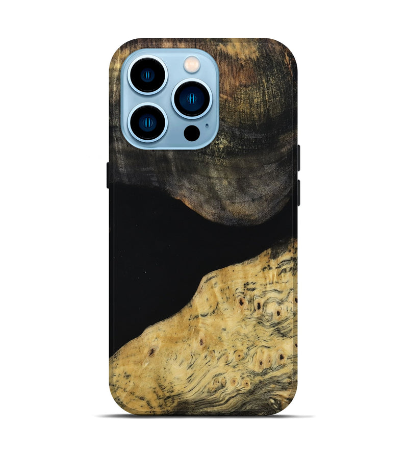 iPhone 14 Pro Wood Live Edge Phone Case - Enos (Wood Burl, 814261)