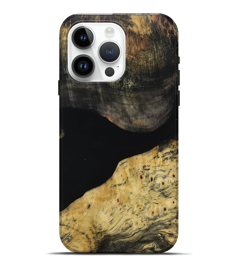 iPhone 15 Pro Max Wood Live Edge Phone Case - Enos (Wood Burl, 814261)