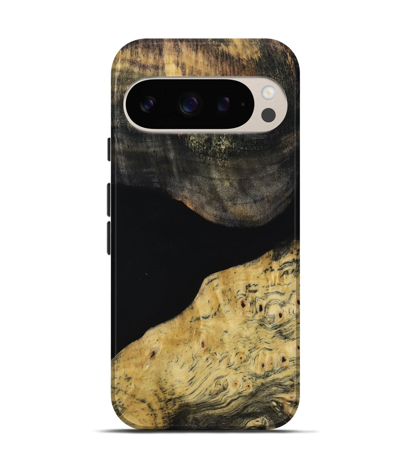 Pixel 9 Pro Wood Live Edge Phone Case - Enos (Wood Burl, 814261)