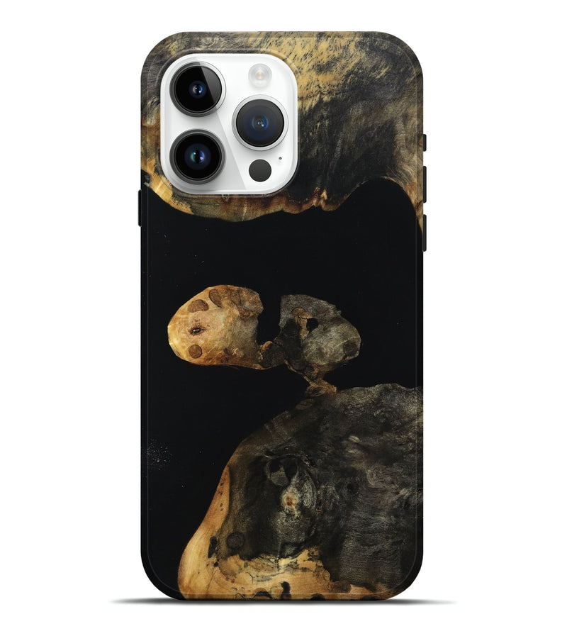 iPhone 15 Pro Max Wood Live Edge Phone Case - Tamika (Wood Burl, 814262)
