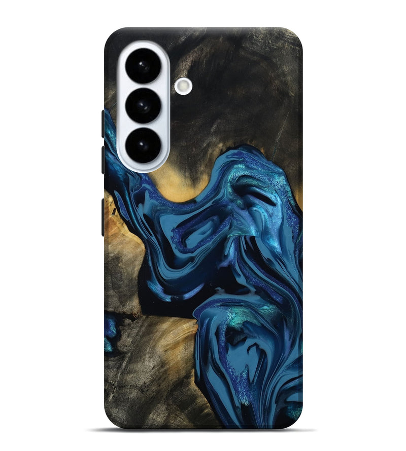 Galaxy S26 Plus Wood Live Edge Phone Case - Koda (Blue, 814270)