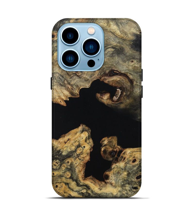 iPhone 14 Pro Wood Live Edge Phone Case - Emelia (Wood Burl, 814274)