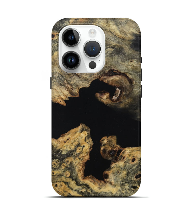 iPhone 15 Pro Wood Live Edge Phone Case - Emelia (Wood Burl, 814274)