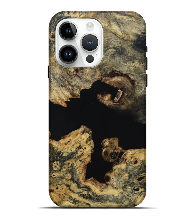 iPhone 15 Pro Max Wood Live Edge Phone Case - Emelia (Wood Burl, 814274)