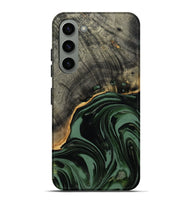 Galaxy S23 Plus Wood Live Edge Phone Case - Kirstie (Green, 814277)