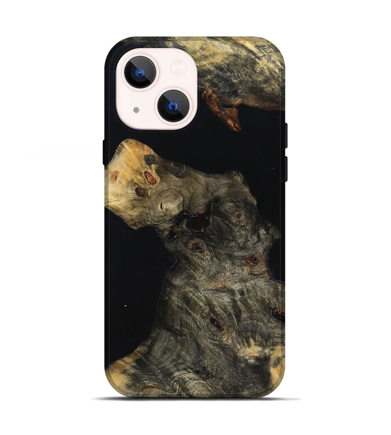 iPhone 13 Wood Live Edge Phone Case - Mikalah (Wood Burl, 814287)