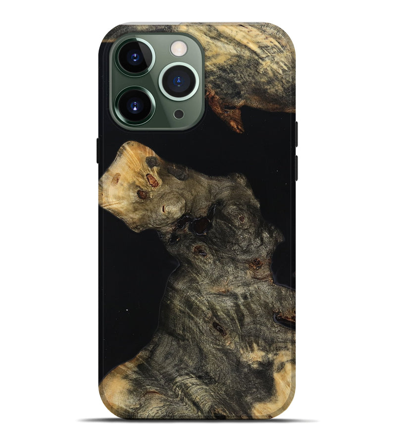 iPhone 13 Pro Max Wood Live Edge Phone Case - Mikalah (Wood Burl, 814287)