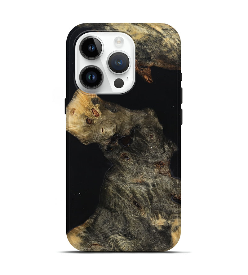 iPhone 15 Pro Wood Live Edge Phone Case - Mikalah (Wood Burl, 814287)