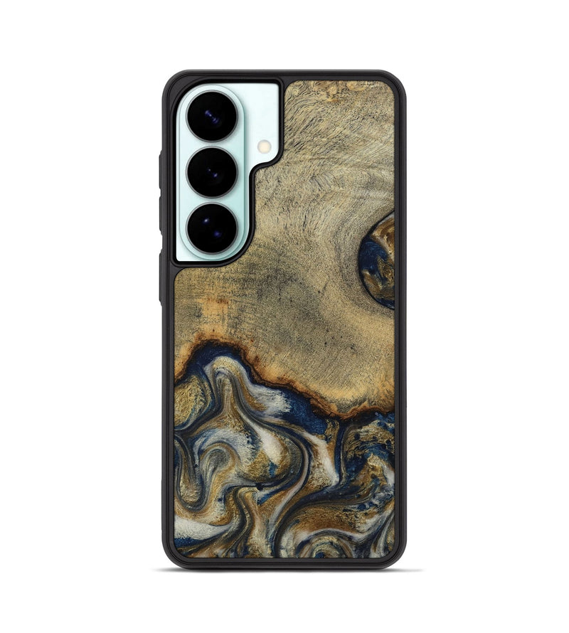 Galaxy S26 Wood Phone Case - Verda (Teal & Gold, 814290)