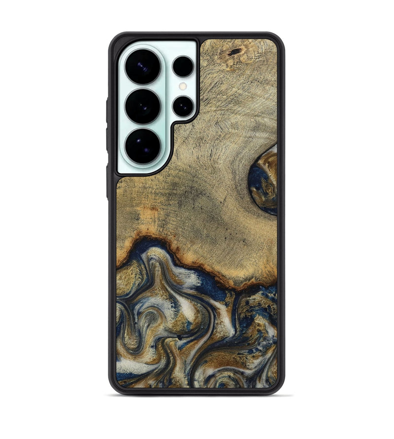 Galaxy S26 Ultra Wood Phone Case - Verda (Teal & Gold, 814290)