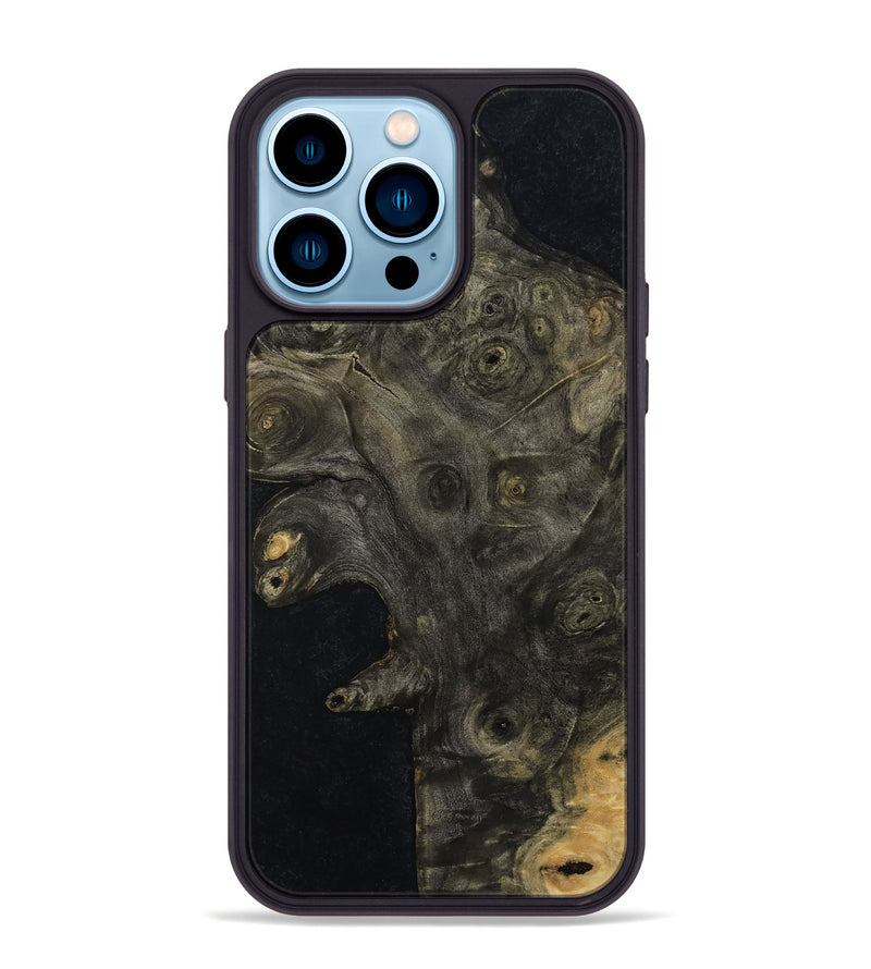 iPhone 14 Pro Max Wood Phone Case - Alethea (Wood Burl, 814296)