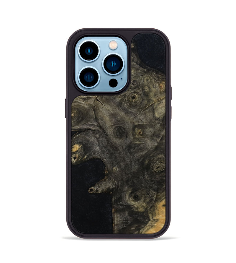 iPhone 14 Pro Wood Phone Case - Alethea (Wood Burl, 814296)