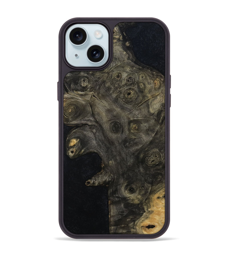 iPhone 15 Plus Wood Phone Case - Alethea (Wood Burl, 814296)