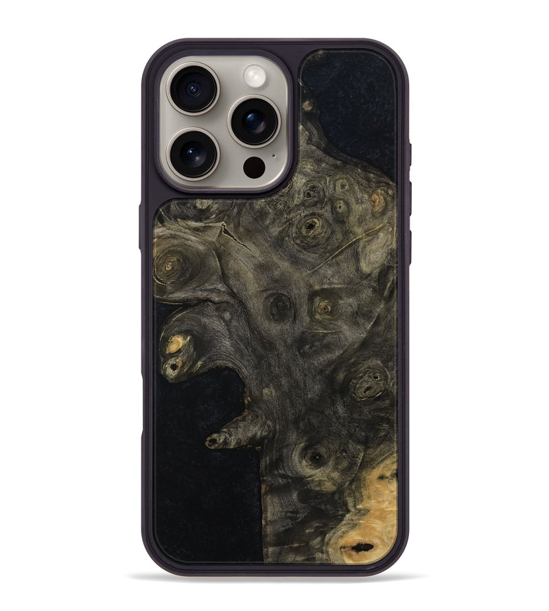iPhone 16 Pro Max Wood Phone Case - Alethea (Wood Burl, 814296)