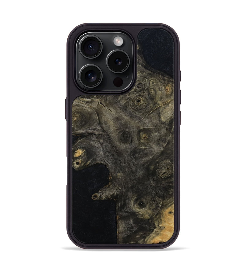 iPhone 16 Pro Wood Phone Case - Alethea (Wood Burl, 814296)