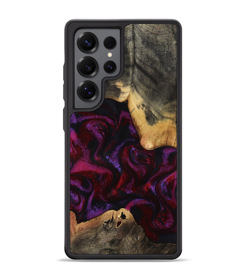 Galaxy S25 Ultra Wood Phone Case - Amos (Red, 814304)