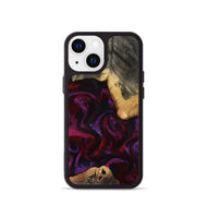 iPhone 13 mini Wood Phone Case - Amos (Red, 814304)