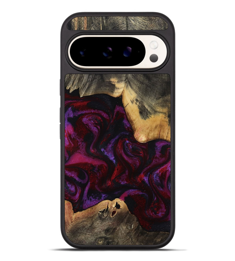 Pixel 9 Pro XL Wood Phone Case - Amos (Red, 814304)