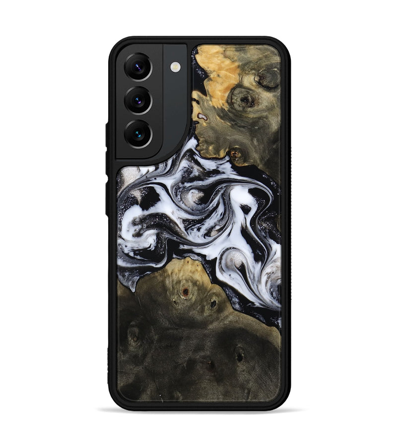Galaxy S22 Plus Wood Phone Case - Randell (Black & White, 814306)