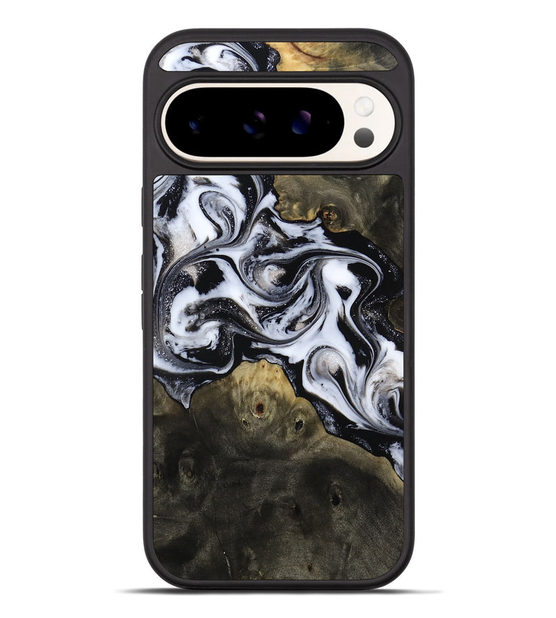 Pixel 10 Pro XL Wood Phone Case - Randell (Black & White, 814306)