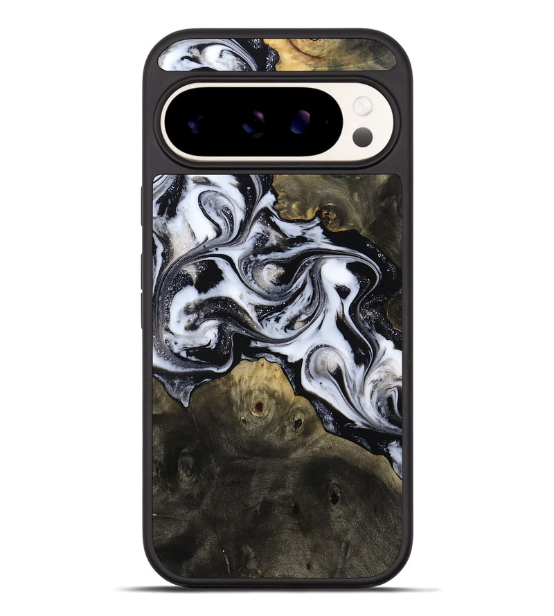 Pixel 9 Pro XL Wood Phone Case - Randell (Black & White, 814306)