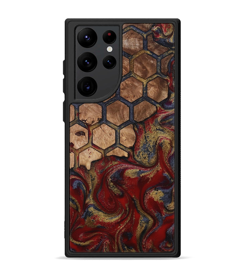 Galaxy S22 Ultra Wood Phone Case - Alfreda (Pattern, 814310)