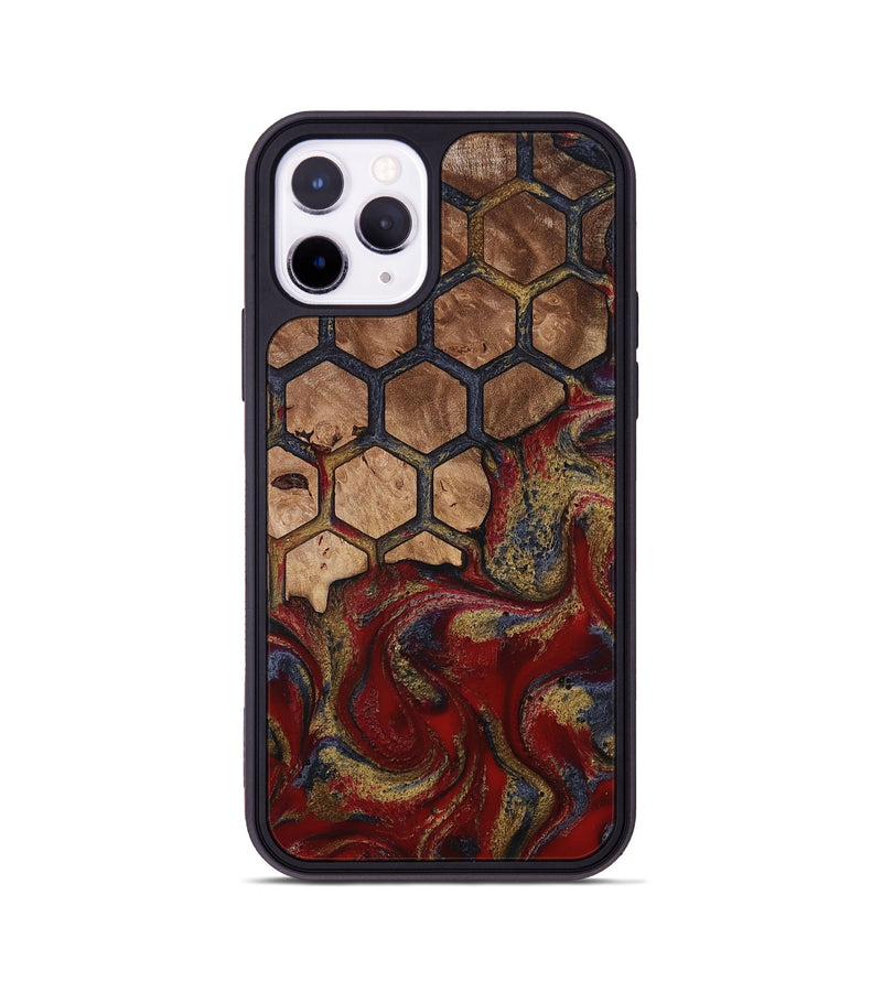 iPhone 11 Pro Wood Phone Case - Alfreda (Pattern, 814310)