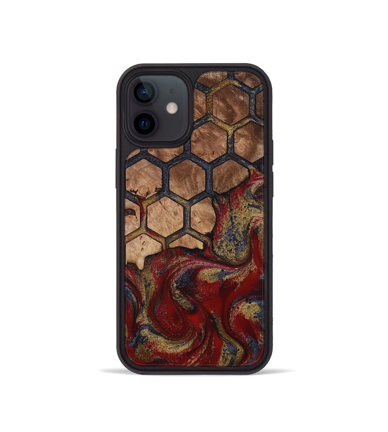 iPhone 12 mini Wood Phone Case - Alfreda (Pattern, 814310)