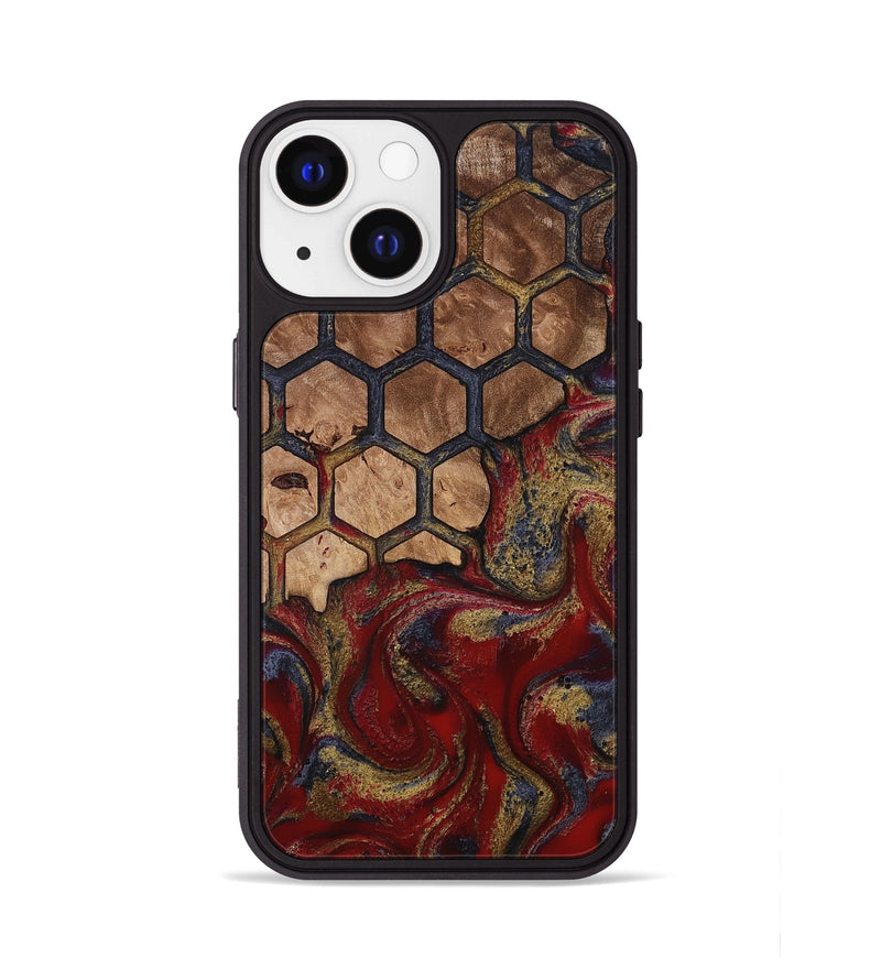 iPhone 13 Wood Phone Case - Alfreda (Pattern, 814310)