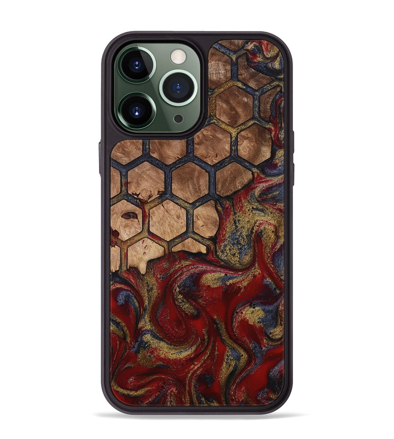 iPhone 13 Pro Max Wood Phone Case - Alfreda (Pattern, 814310)