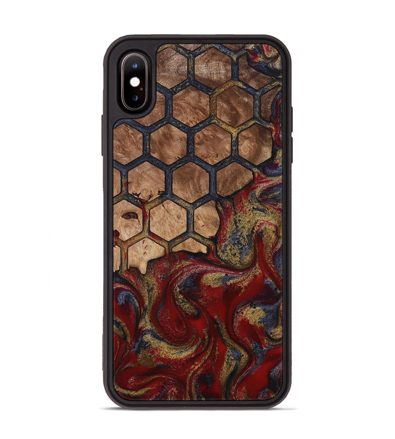 iPhone Xs Max Wood Phone Case - Alfreda (Pattern, 814310)