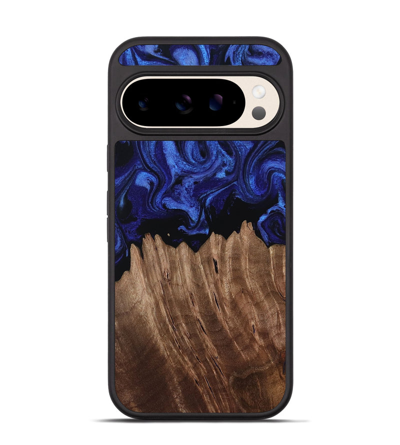 Pixel 10 Pro Wood Phone Case - Verdie (Blue, 814321)