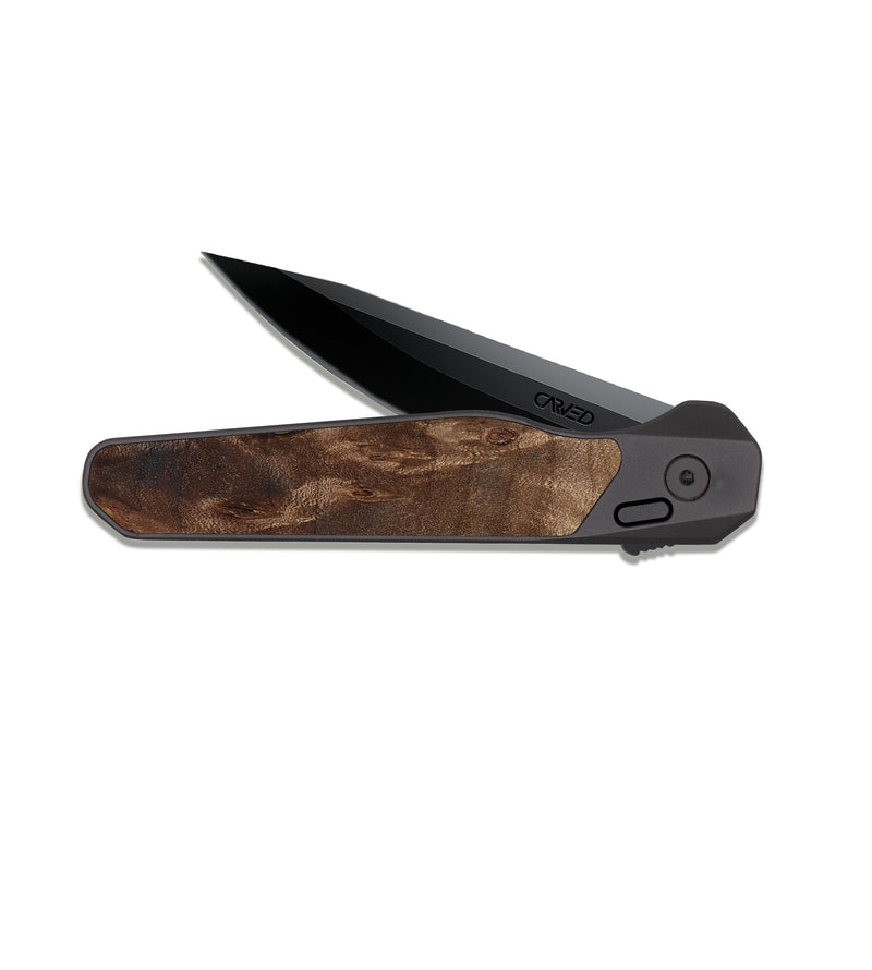 EDC Dark Slate Wood Pocket Knife - Winona (Coastal, 814333)