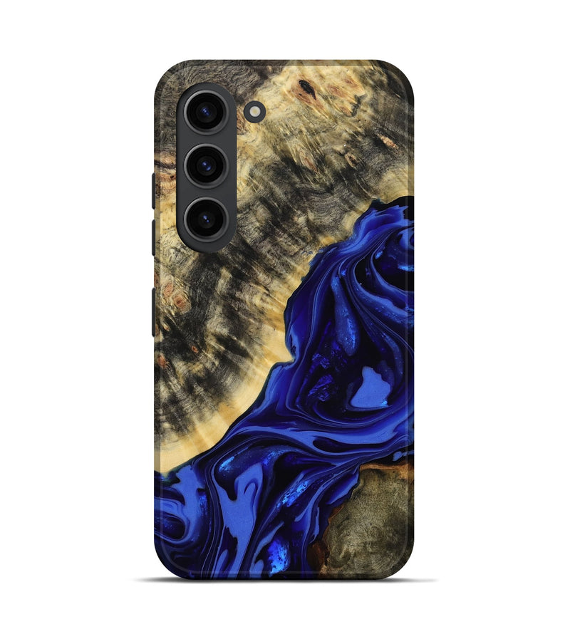 Galaxy S23 Wood Live Edge Phone Case - Clarice (Purple, 814393)