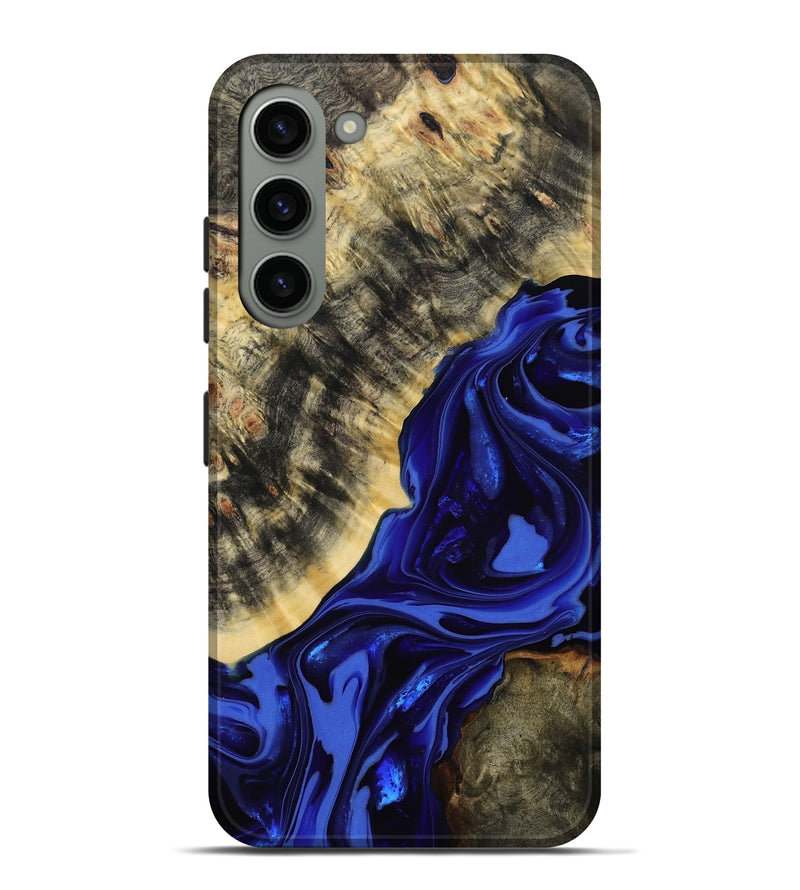 Galaxy S23 Plus Wood Live Edge Phone Case - Clarice (Purple, 814393)