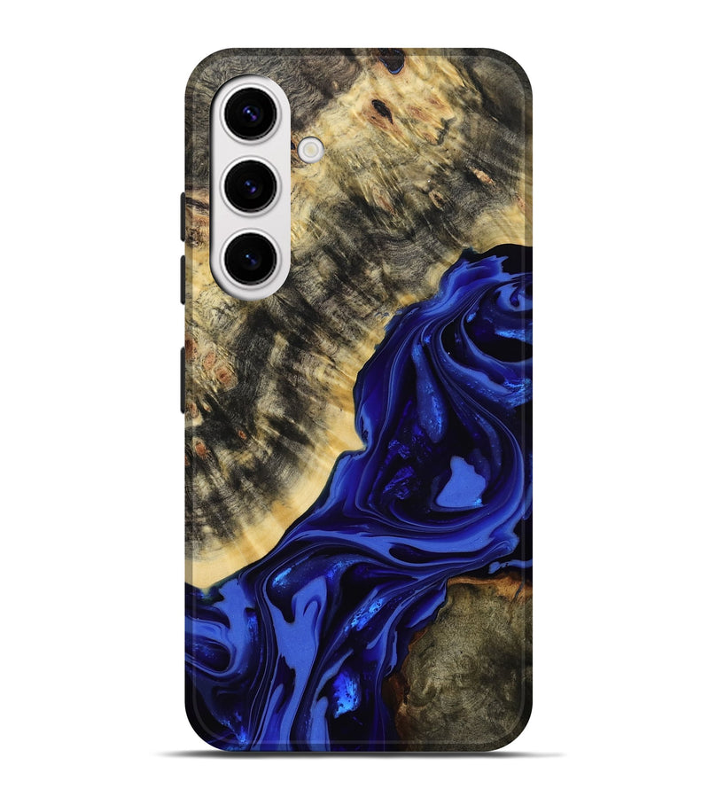 Galaxy S25 Plus Wood Live Edge Phone Case - Clarice (Purple, 814393)