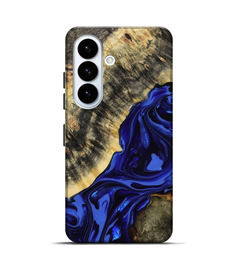 Galaxy S26 Wood Live Edge Phone Case - Clarice (Purple, 814393)