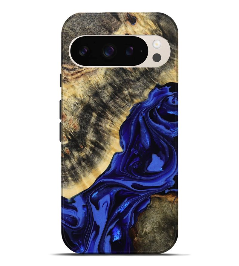 Pixel 9 Pro XL Wood Live Edge Phone Case - Clarice (Purple, 814393)