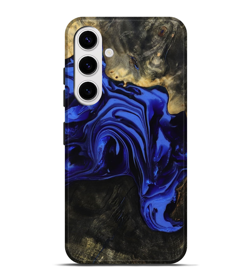 Galaxy S25 Plus Wood Live Edge Phone Case - Ford (Blue, 814394)