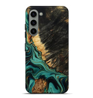 Galaxy S23 Plus Wood Live Edge Phone Case - Taliyah (Green, 814399)