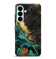 Galaxy S26 Plus Wood Live Edge Phone Case - Taliyah (Green, 814399)