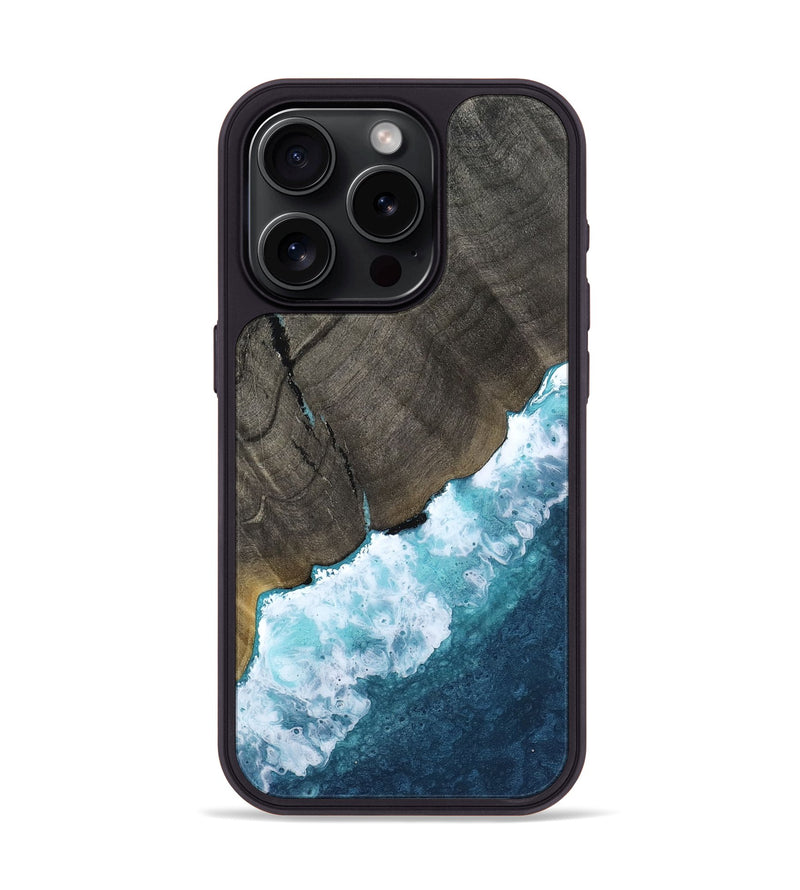 iPhone 15 Pro Wood Phone Case - Maliyah (Coastal, 814415)