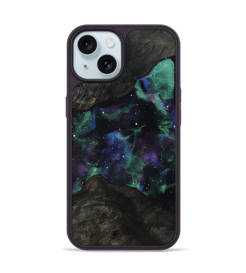 iPhone 15 Wood Phone Case - Ima (Cosmos, 814480)